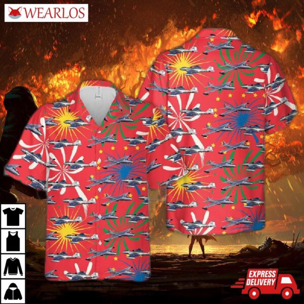 B-57 Canberra Us Air Force Hawaiian Shirt