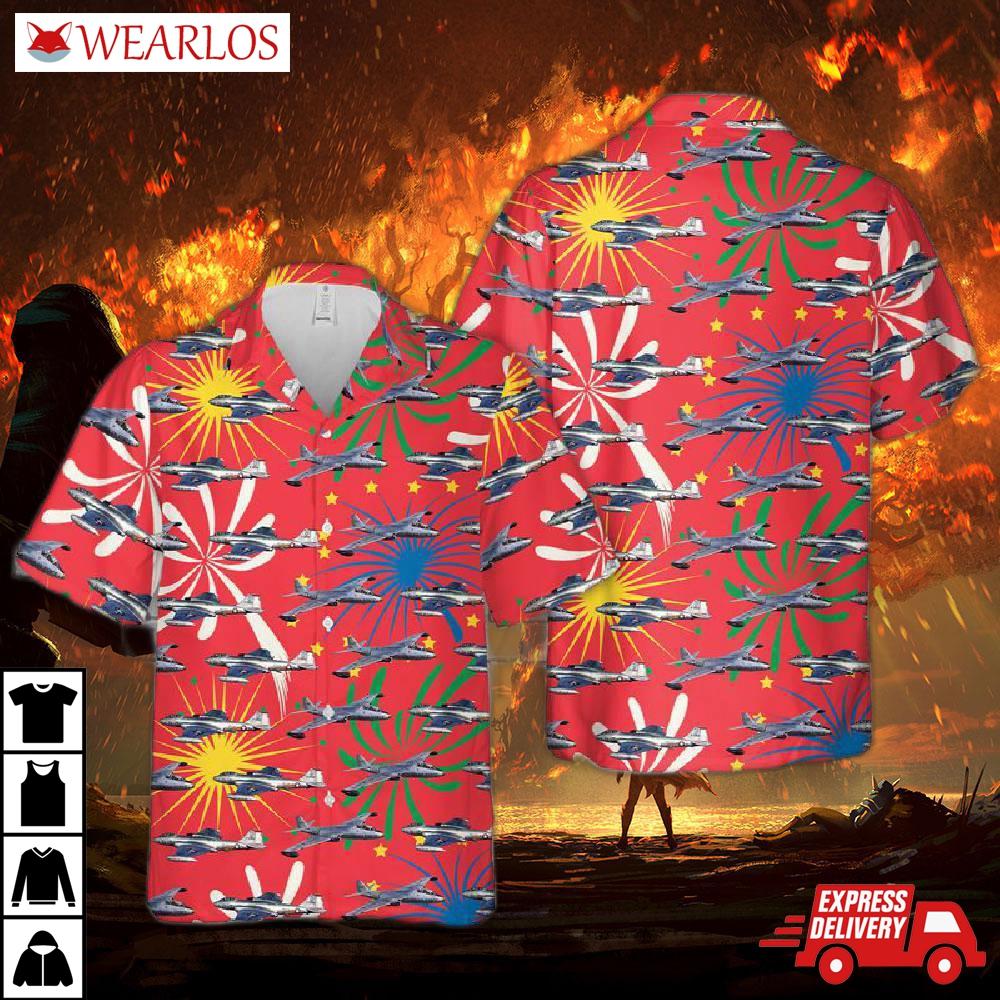 B-57 Canberra Us Air Force Hawaiian Shirt