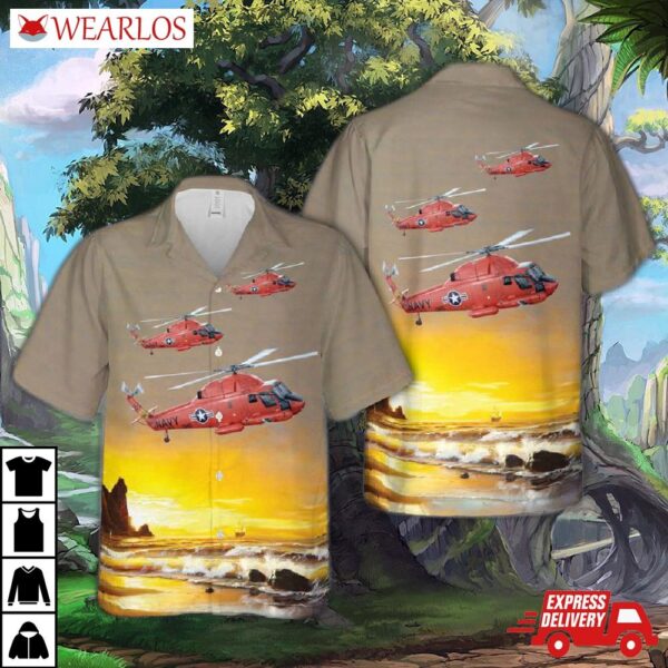 Kaman Uh-2b Seasprite Hawaiian Shirt