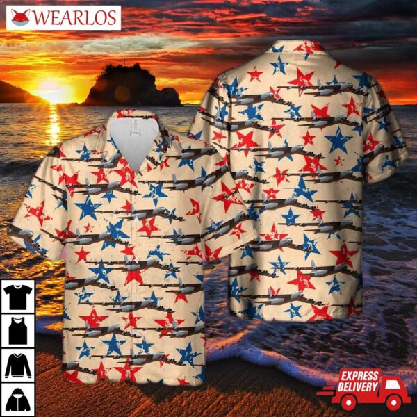 Us Air Force Boeing B-52h Stratofortress Hawaiian Shirt