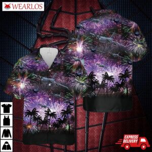 Us Air Force Boeing C-17 Globemaster 3D 4th Of July Hawaiian Shirt