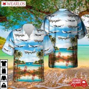 Us Air Force Boeing C-32b Hawaiian Shirt