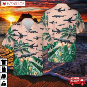 Us Air Force Boeing Kc-135r Hawaiian Shirt