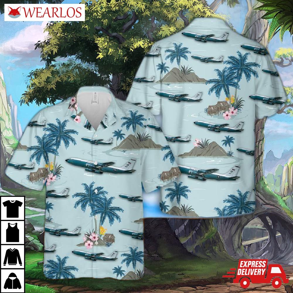 Us Air Force Boeing Wc-135 Constant Phoenix Hawaiian Shirt