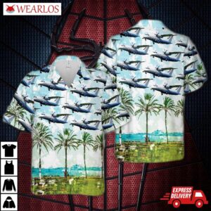 Us Air Force C-146a Wolfhound Hawaiian Shirt