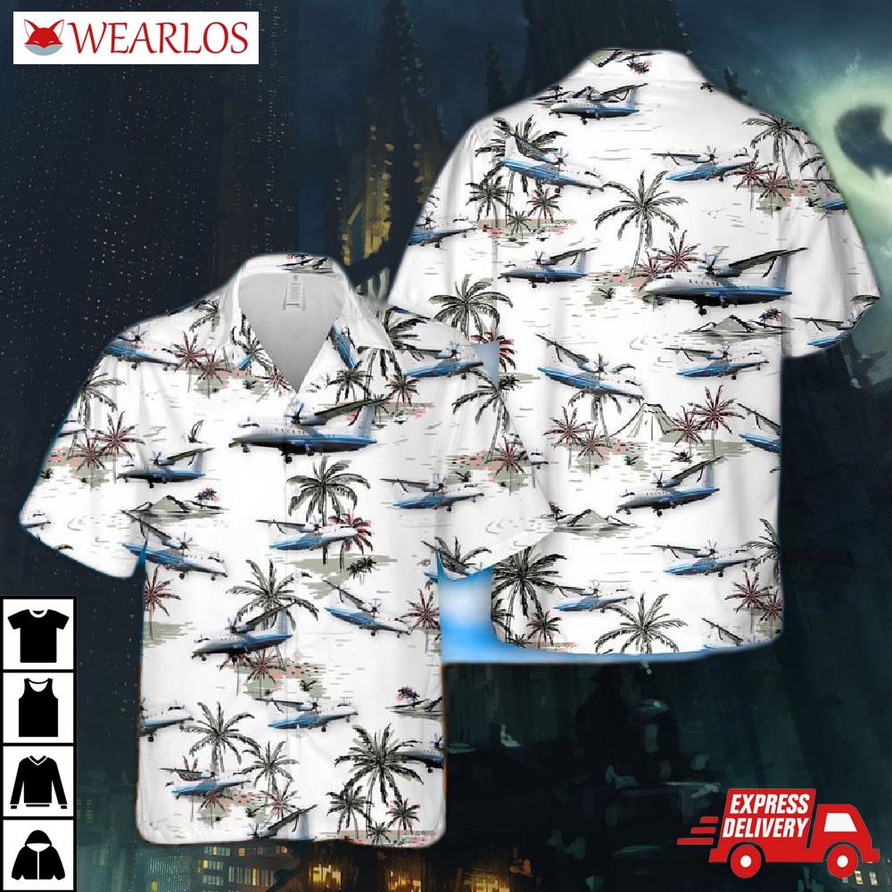 Us Air Force C-146a Wolfhound Hawaiian Shirt