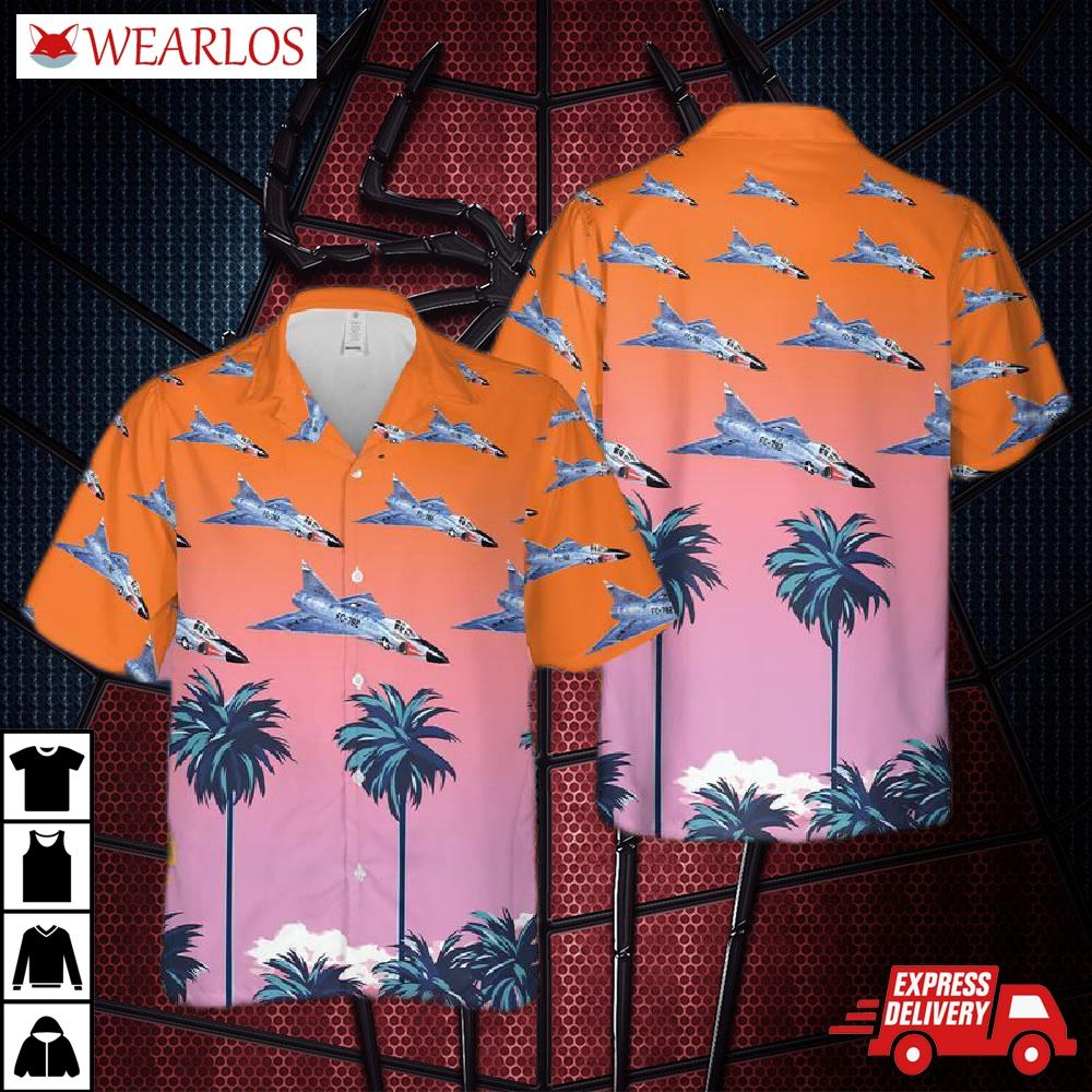 Us Air Force Convair F-102 Delta Dagger Hawaiian Shirt