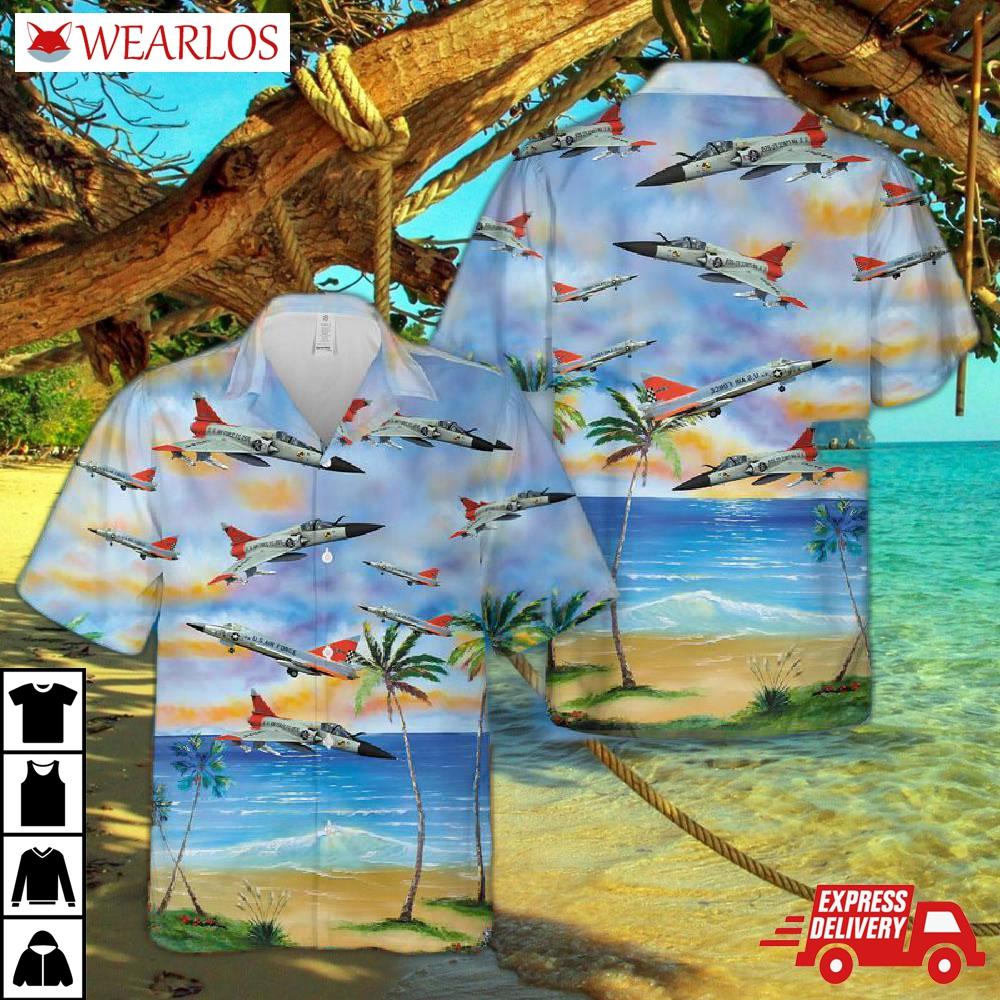 Us Air Force Convair F-102 Delta Dagger Hawaiian Shirt