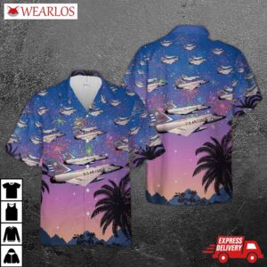 Us Air Force Convair F-106 Delta Dart 4th Of July Hawaiian Shirt