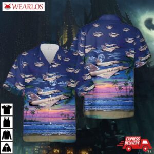 Us Air Force Convair F-106 Delta Dart Hawaiian Shirt