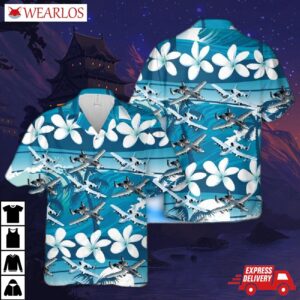 Us Air Force Fairchild Republic A-10 Thunderbolt Ii Hawaiian Shirt