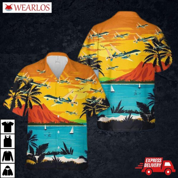 Us Air Force General Atomics Mq-9 Reaper Hawaiian Shirt