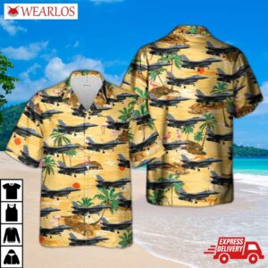 Us Air Force General Dynamics F-16c Fighting Falcon (401) Hawaiian Shirt