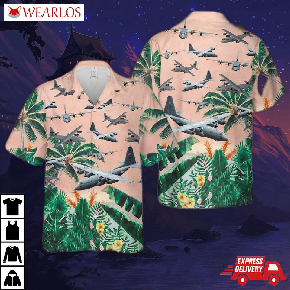 Us Air Force Lockheed C-130 Hercules Hawaiian Shirt