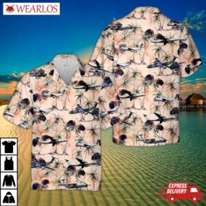 Us Air Force Lockheed C-141b Starlifter Hawaiian Shirt