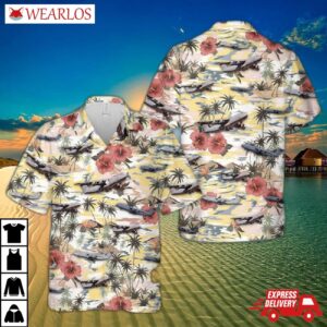 Us Air Force Lockheed C-5 Galaxy Hawaiian Shirt