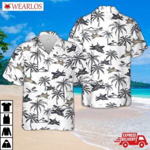 Us Air Force Lockheed Martin F-35 Lightning Ii Hawaiian Shirt
