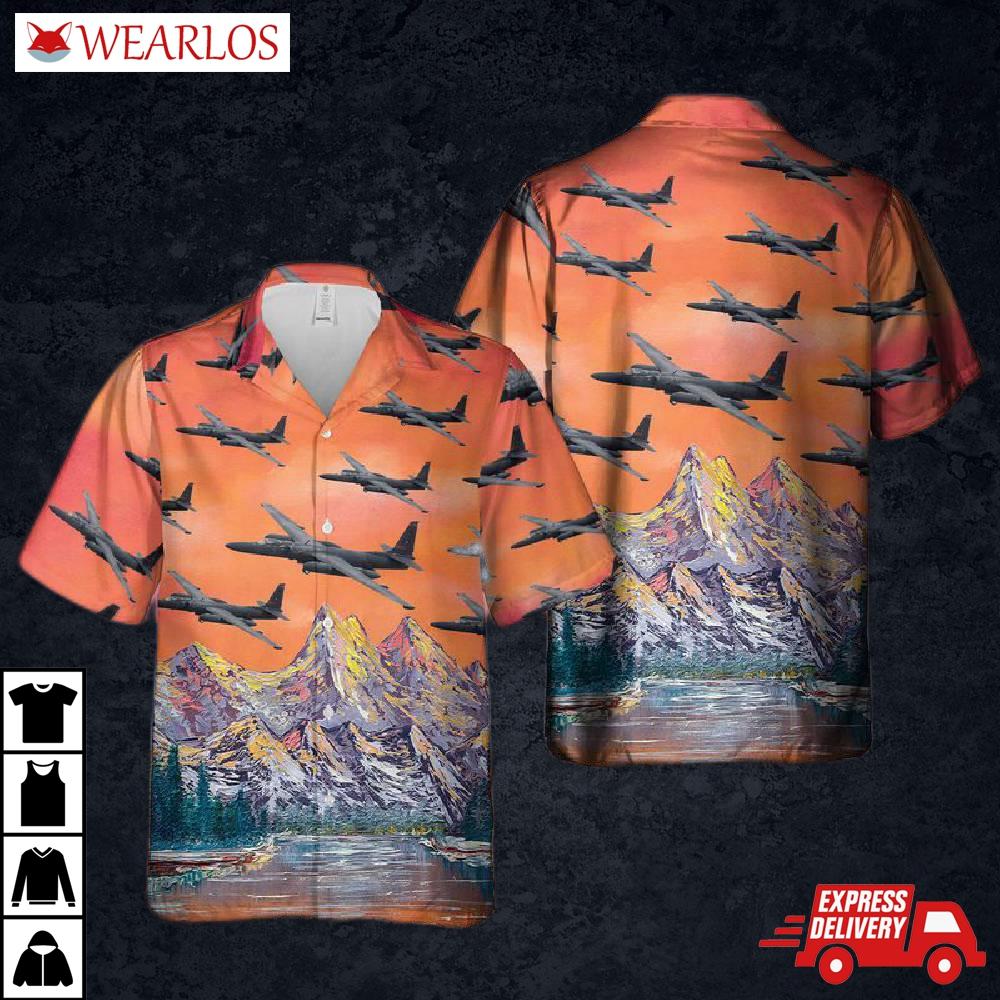 Us Air Force Lockheed U-2s Dragon Lady Hawaiian Shirt