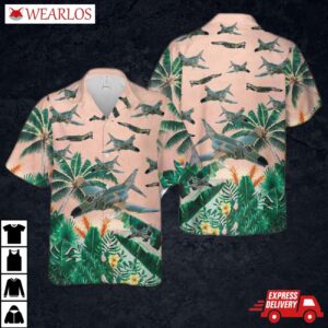 Us Air Force Mcdonnell Douglas F-4 Phantom Ii Hawaiian Shirt