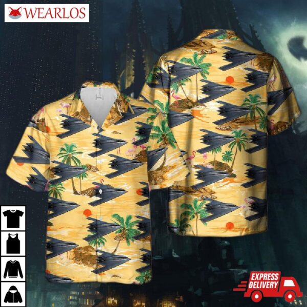 Us Air Force Northrop Grumman B-2a Spirit Hawaiian Shirt