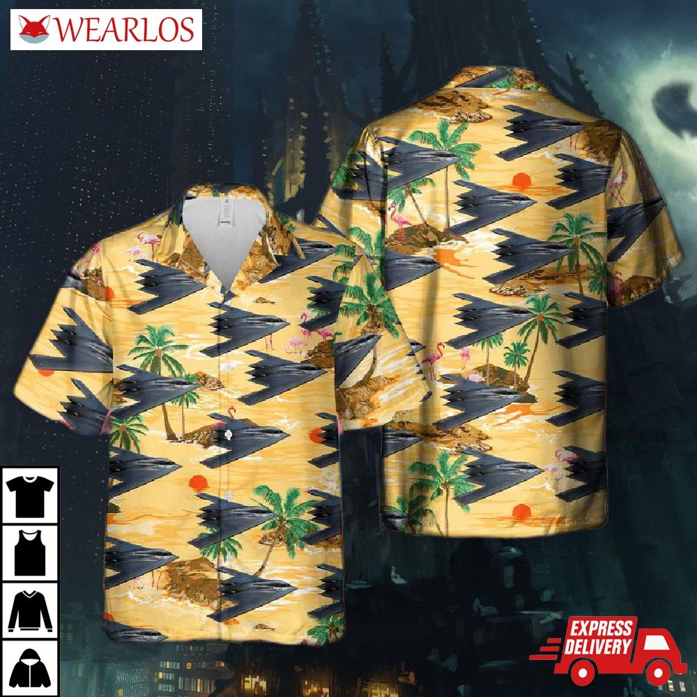 Us Air Force Northrop Grumman B-2a Spirit Hawaiian Shirt
