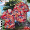 Us Air Force Rockwell B-1 Lancer 4th Of July Hawaiian Shirt
