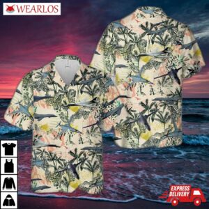 Us Air Force Rockwell B-1 Lancer Hawaiian Shirt
