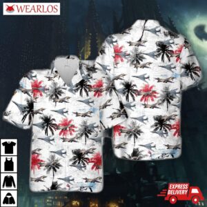Us Air Force Rockwell B-1 Lancer Hawaiian Shirt