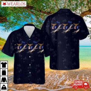 Us Air Force Rockwell B-1 Lancer Hawaiian Shirt