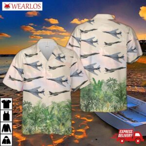 Us Air Force Rockwell B-1 Lancer Hawaiian Shirt