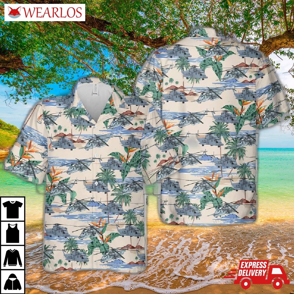 Us Air Force Sikorsky Mh-53 Pave Low Hawaiian Shirt