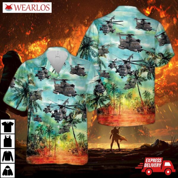 Us Air Force Sikorsky Mh-53 Pave Low Hawaiian Shirt