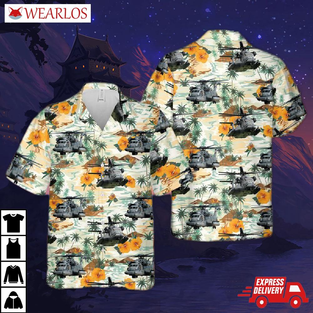 Us Air Force Sikorsky Mh-53 Pave Low Hawaiian Shirt