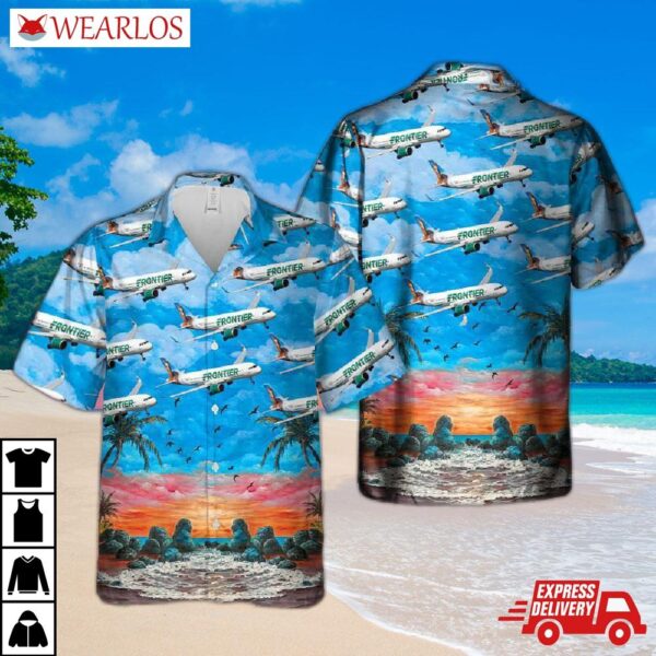 Us Airlines 8 Airbus A320-251n Hawaiian Shirt