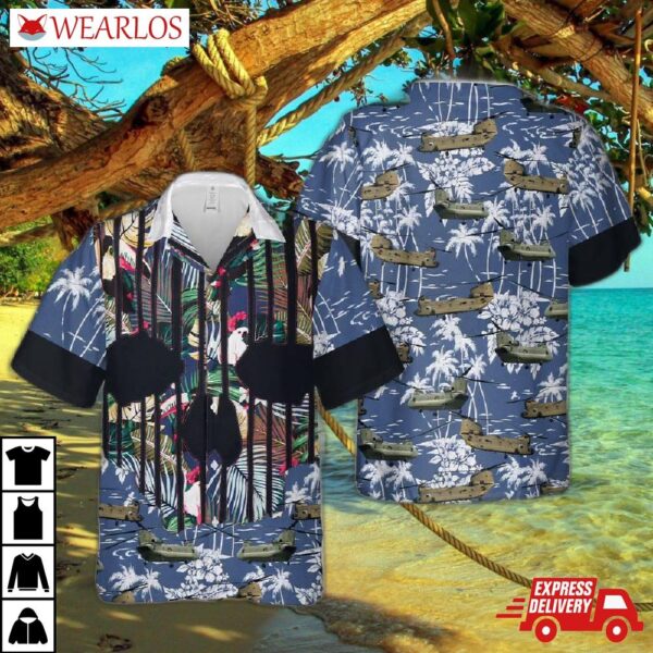 Us Army Boeing Ch-47 Chinook Hawaiian Shirt