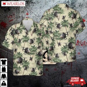 Us Army Boeing Mh-6m Little Bird Hawaiian Shirt