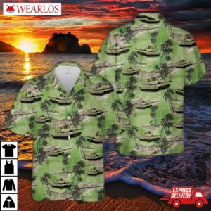 Us Army M1 Abrams Hawaiian Shirt