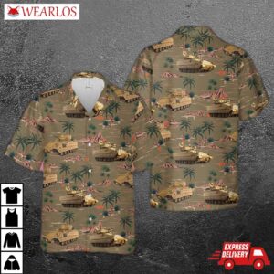 Us Army M2a3 Bradley Hawaiian Shirt
