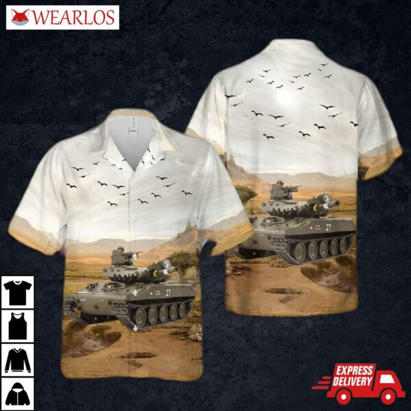 Us Army M551 Sheridan Tank Hawaiian Shirt