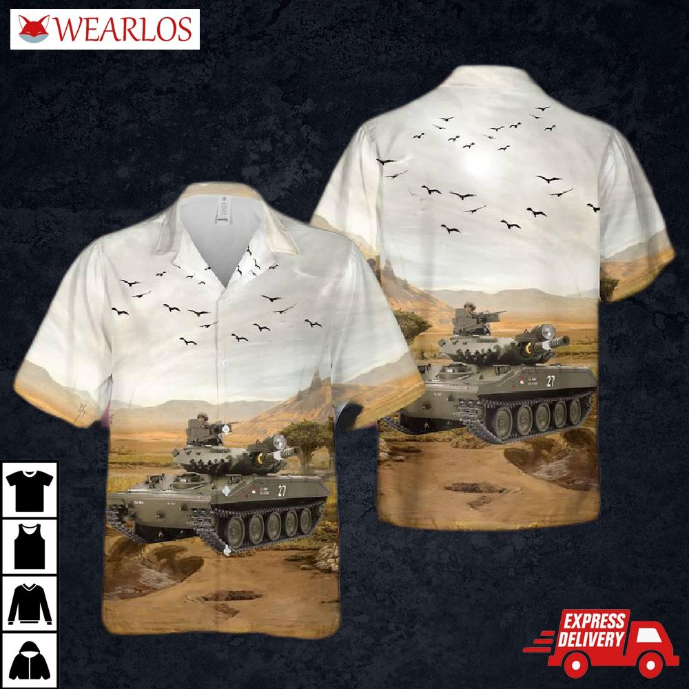 Us Army M551 Sheridan Tank Hawaiian Shirt