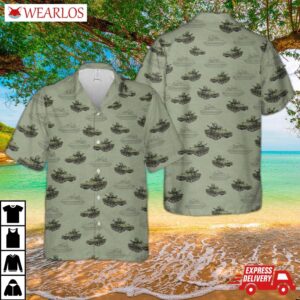 Us Army M551 Sheridan Tank Hawaiian Shirt