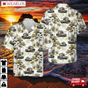 Us Army M60a1 Tank Hawaiian Shirt