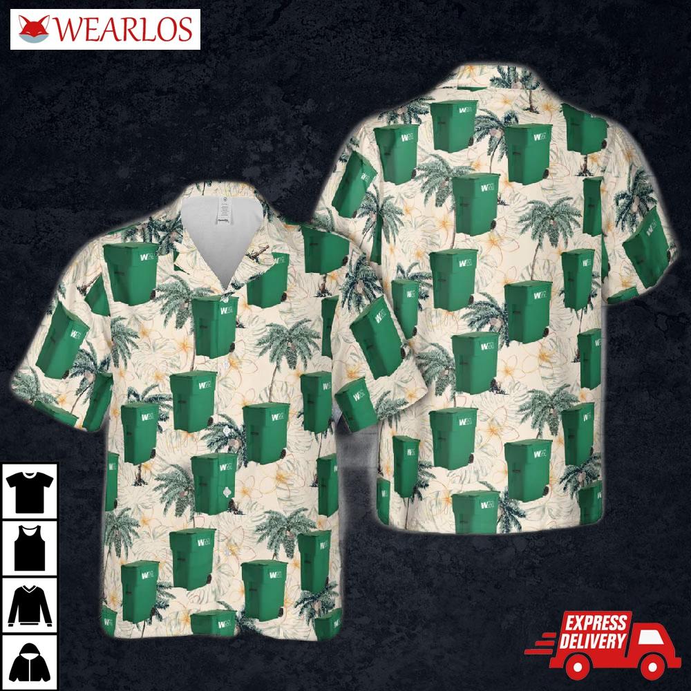 Waste Management 96-gallon Residential Container Hawaiian Shirt