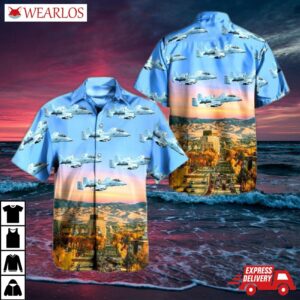 124th Fighter Wing Idaho Air National Guard A-10 Thunderbolt Ii Hawaiian Shirt