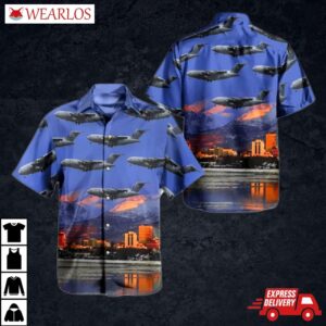 176th Wing Alaska Air National Guard Boeing C-17a Globemaster 3D Hawaiian Shirt