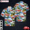 1957 Gm Tdh-5105 Bus (southeastern Trailways Lines 1098-1099 Series) Hawaiian Shirt