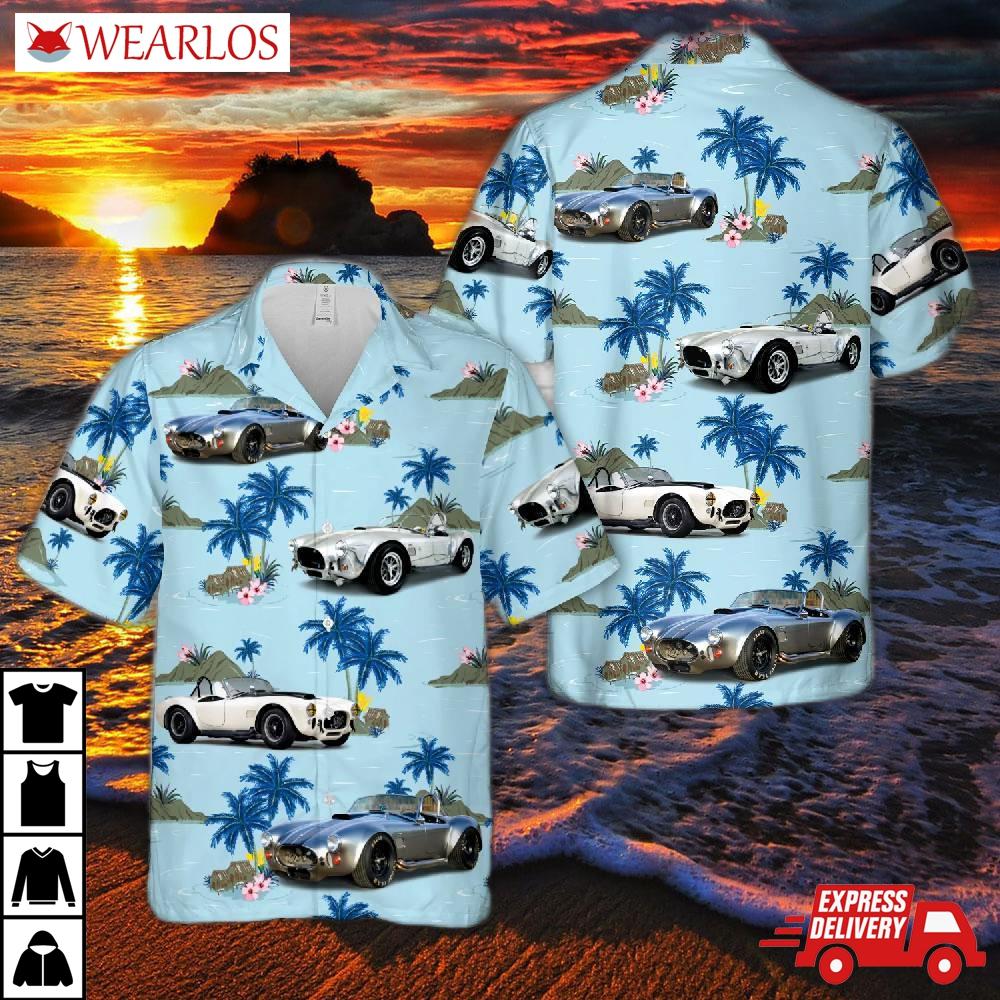 1965 Shelby Cobra Hawaiian Shirt