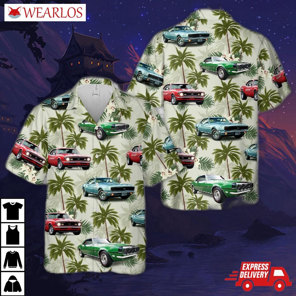 1968 Camaro Ss Hawaiian Shirt