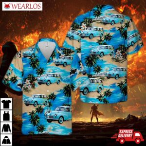 1970 Morris Minor 1000 Traveller Hawaiian Shirt