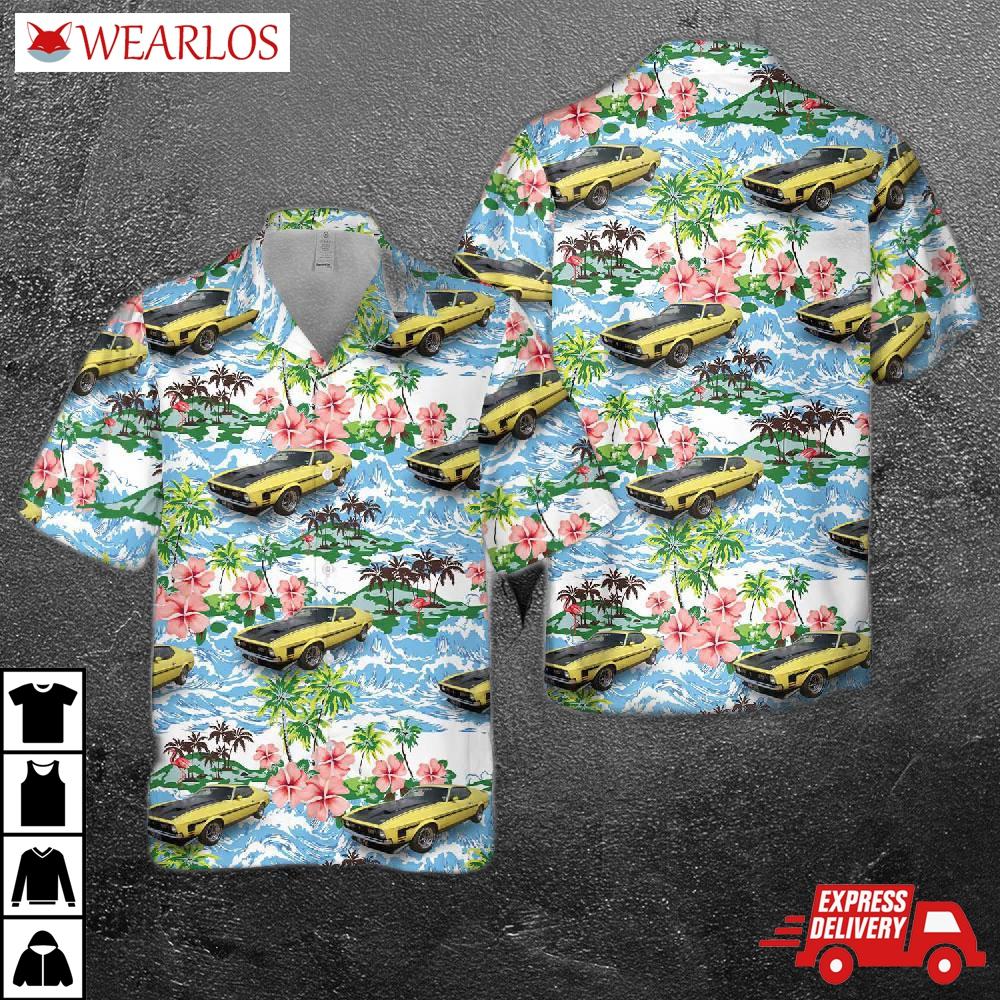 1971 Mustang Boss 351 Hawaiian Shirt